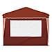 Tenda per feste a pop-up 288 x 288 x 245 cm Terracotta - Foto miniatura 7