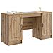Scrivania con lo scaffale Rovere Artigianale 142,5 x 50 x 75 cm - Foto miniatura 2