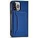 Portafoglio Magnetico Per Carte Iphone 13 Pro Max Custodia Porta Carte Blu - Foto miniatura 5
