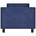 Struttura letto bambini con testata Blu Polizia 80 x 160 cm - Foto miniatura 5