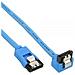 Cavo SATA III angolo 90 Gradi 30cm - Blu - Foto miniatura 2