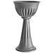 Vaso Colonna Calice Alba Diametro 43cm Colore Grigio - Foto miniatura 3