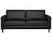 Divano In Pelle Nera Savalen - Foto miniatura 16