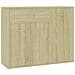 Credenza Rovere Sonoma 88x30x70 cm in Legno Multistrato - Foto miniatura 2