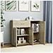 Credenza Rovere Sonoma 88x30x70 cm in Legno Multistrato - Foto miniatura 3