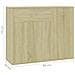 Credenza Rovere Sonoma 88x30x70 cm in Legno Multistrato - Foto miniatura 13