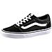 Scarpa Donna Ward Suede Canvas Sneakers Black / white Vn0a3iuniju1.38 Misura Eu 38 - Foto miniatura 2