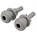 2pz Grigio Parcel Ripiani Clip Per Cavo Della Stringa Per Citroen Saxo C2 C3 Xsara Picasso - Foto miniatura 1