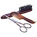 The Barber's House Set Baffi 3 Pezzi - Scalpello + Pennello + Pettine - Foto miniatura 1