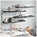 Scaffali A Parete 4 Pz Grigio Lucido 90x23,5x3,8 Cm In Mdf - Foto miniatura 1