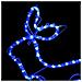 Renne e Slitta Decorazione Natalizia per Esterni 576 LED - Foto miniatura 2