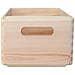 Grande Scatola In Legno | 30 X 20 X 14 Cm (+ / - 1 Cm) | Scatole Con Maniglie Cassetta Conteniore Portaoggetti Portagiochi | Ideale Per Decoupage Documenti E Attrezzi - Foto miniatura 2