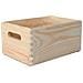 Grande Scatola In Legno | 30 X 20 X 14 Cm (+ / - 1 Cm) | Scatole Con Maniglie Cassetta Conteniore Portaoggetti Portagiochi | Ideale Per Decoupage Documenti E Attrezzi - Foto miniatura 1