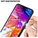 Custodia Compatibile Con Samsung Galaxy A70 / A70s - Ottica A Strisce In Cremisi Rosa - Coperchio Protettivo In Vetro Temperato E Silicone Tpu - Foto miniatura 4