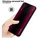 Custodia Compatibile Con Samsung Galaxy A70 / A70s - Ottica A Strisce In Cremisi Rosa - Coperchio Protettivo In Vetro Temperato E Silicone Tpu - Foto miniatura 5