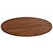 Piano Tavolo Rotondo Marrone Scuro 60x1,5 Cm Rovere Trattato - Foto miniatura 1