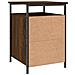 Comodino Rovere Marrone 40x42x60 Cm In Legno Multistrato - Foto miniatura 2