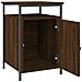 Comodino Rovere Marrone 40x42x60 Cm In Legno Multistrato - Foto miniatura 3