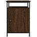 Comodino Rovere Marrone 40x42x60 Cm In Legno Multistrato - Foto miniatura 4