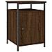 Comodino Rovere Marrone 40x42x60 Cm In Legno Multistrato - Foto miniatura 1
