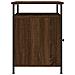 Comodino Rovere Marrone 40x42x60 Cm In Legno Multistrato - Foto miniatura 9