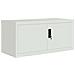 Armadio Classificatore Grigio Chiaro 90x40x130 Cm In Acciaio - Foto miniatura 3