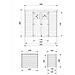 M310+m310g Casetta Da Giardino In Legno Per Esterni Con Pavimento Trattato- 239x144xa200 Cm / 2.6m2 - - Foto miniatura 5