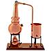 Alambicco Alembic Whisky Premium 0,7 Litri Con Bruciatore A Spirito E Termometro - Foto miniatura 1