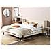 Letto Velluto Arette 180 X 200 Cm Beige Chiaro - Foto miniatura 1