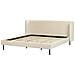 Letto Velluto Arette 180 X 200 Cm Beige Chiaro - Foto miniatura 5