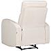 Poltrona Reclinabile Elettricamente Velluto Bianco Crema Verdal - Foto miniatura 5