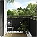 Paravento Da Balcone Nero 600x80 Cm In Polyrattan - Foto miniatura 4