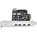 Scheda di Espansione PCIe USB a 5 porte, USB 3.2 10Gbps, scheda PCI Express con 4 porte USB-C, 1 porta interna USB-A, scheda controller PCIe USB, Windows /macOS /Linux - Foto miniatura 3