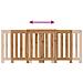 Copertura Termosifone Rovere Artigianale 205x21,5x83,5 Cm Legno - Foto miniatura 2