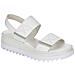 Weiss Casual Open Sandals Sandali Pelle Scarpe Donna Bianco Eu 38, V4475-80 - Foto miniatura 2