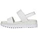 Weiss Casual Open Sandals Sandali Pelle Scarpe Donna Bianco Eu 38, V4475-80 - Foto miniatura 3