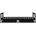 Giroletto Bambini con Cassetti Nero 80x200cm Massello di Pino - Foto miniatura 6