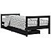 Giroletto Bambini con Cassetti Nero 80x200cm Massello di Pino - Foto miniatura 1