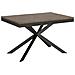 Tavolo allungabile 90x120/224 cm Plaker Evolution noce telaio antracite - Foto miniatura 1