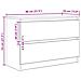 Mobile TV Rovere Marrone 80x35x54 cm in Legno Multistrato - Foto miniatura 6