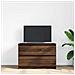 Mobile TV Rovere Marrone 80x35x54 cm in Legno Multistrato - Foto miniatura 9