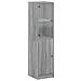 Credenza Con Anta In Vetro Grigio Sonoma 35x37x142 Cm - Foto miniatura 2
