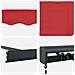 Tenda Manuale Retrattile Rossa 350x250 cm, Sostituzione Tessuto per Tenda  3.5x2.5 m Rossa - Foto miniatura 8