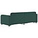 Divano Letto Estraibile Cassetti Verde Scuro 80x200cm Velluto - Foto miniatura 5