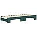 Divano Letto Estraibile Cassetti Verde Scuro 80x200cm Velluto - Foto miniatura 8