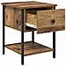 Armadietto per letto 2 pcs Legno vecchio 40 x 39 x 40 cm - Foto miniatura 5