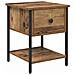 Armadietto per letto 2 pcs Legno vecchio 40 x 39 x 40 cm - Foto miniatura 6