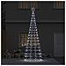 Albero di Natale LED con picchetti per il terreno Bianco freddo - Foto miniatura 3