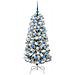 Albero di Natale Artificiale con Rami Pieghevoli 150 cm - Foto miniatura 3