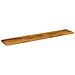 Piano per Tavolo 180x20x3,8cm Rettangolare Legno Massello Mango - Foto miniatura 2